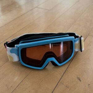 SMITH Gambler Kids Ski Goggles - Blue and Orange